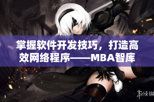 掌握软件开发技巧，打造高效网络程序——MBA智库推荐的网络软件学习资源