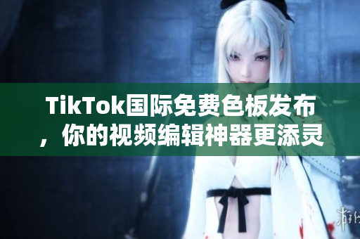 TikTok国际免费色板发布，你的视频编辑神器更添灵动