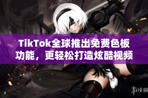 TikTok全球推出免费色板功能，更轻松打造炫酷视频效果