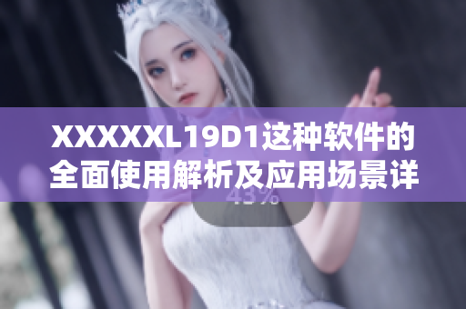 XXXXXL19D1这种软件的全面使用解析及应用场景详解