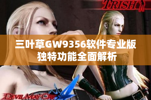 三叶草GW9356软件专业版 独特功能全面解析