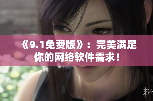 《9.1免费版》：完美满足你的网络软件需求！