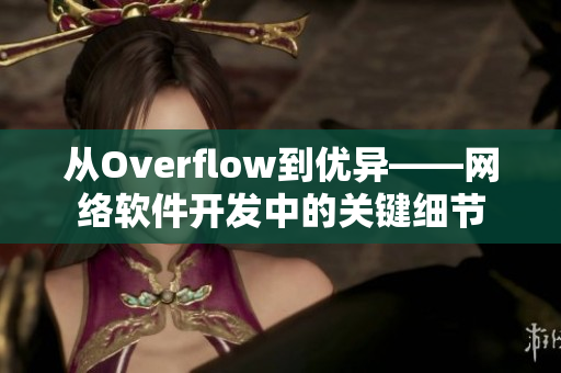 从Overflow到优异——网络软件开发中的关键细节