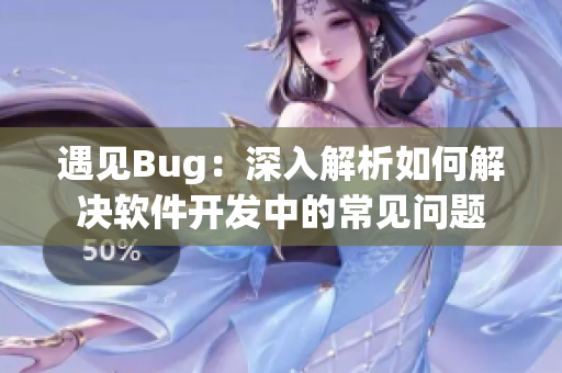 遇见Bug：深入解析如何解决软件开发中的常见问题