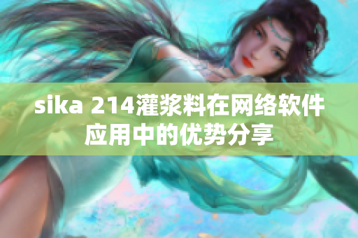 sika 214灌浆料在网络软件应用中的优势分享