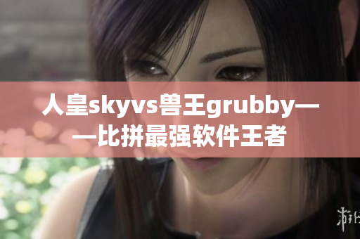 人皇skyvs兽王grubby——比拼最强软件王者