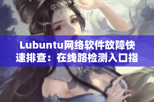 Lubuntu网络软件故障快速排查：在线路检测入口指引