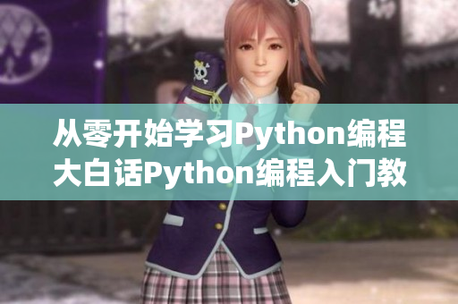 从零开始学习Python编程大白话Python编程入门教程