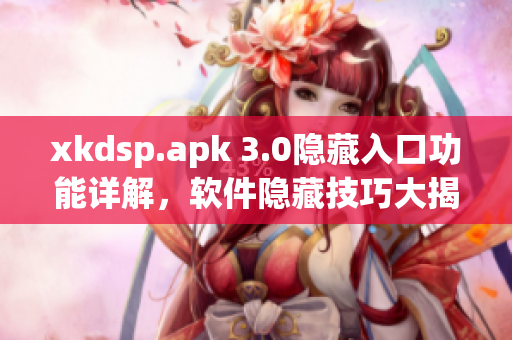 xkdsp.apk 3.0隐藏入口功能详解，软件隐藏技巧大揭秘