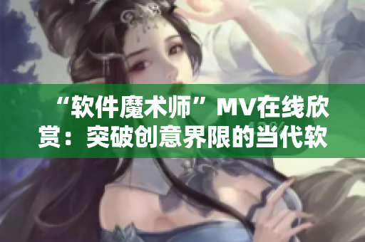 “软件魔术师”MV在线欣赏：突破创意界限的当代软件设计艺术品