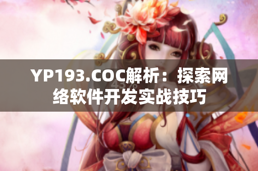 YP193.COC解析：探索网络软件开发实战技巧