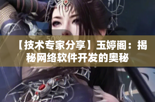 【技术专家分享】玉婷阁：揭秘网络软件开发的奥秘