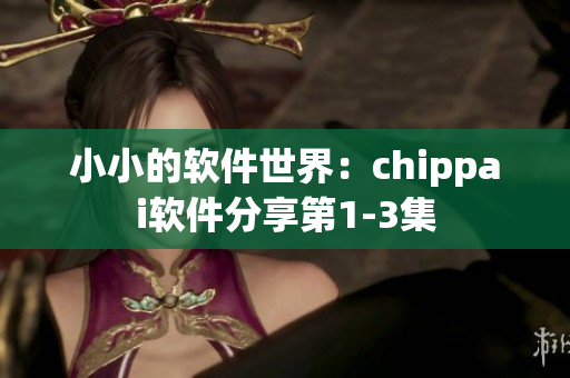 小小的软件世界：chippai软件分享第1-3集