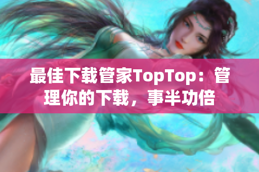 最佳下载管家TopTop：管理你的下载，事半功倍