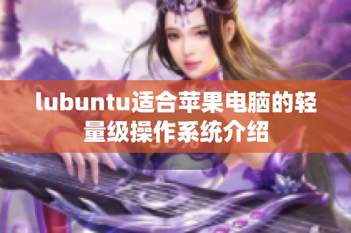 lubuntu适合苹果电脑的轻量级操作系统介绍