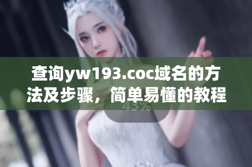 查询yw193.coc域名的方法及步骤，简单易懂的教程