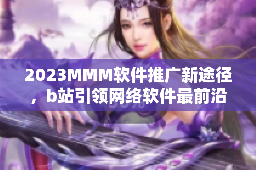 2023MMM软件推广新途径，b站引领网络软件最前沿