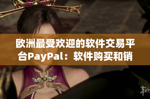 欧洲最受欢迎的软件交易平台PayPal：软件购买和销售的首选之地