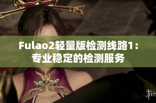 Fulao2轻量版检测线路1：专业稳定的检测服务