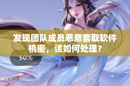 发现团队成员恶意套取软件机密，该如何处理？