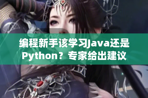 编程新手该学习Java还是Python？专家给出建议