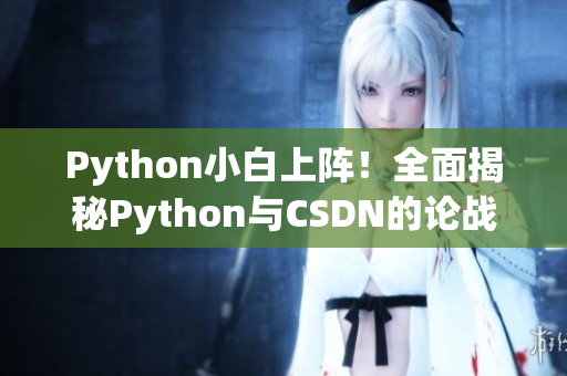 Python小白上阵！全面揭秘Python与CSDN的论战