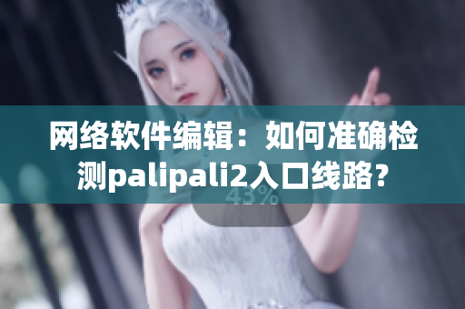 网络软件编辑：如何准确检测palipali2入口线路？