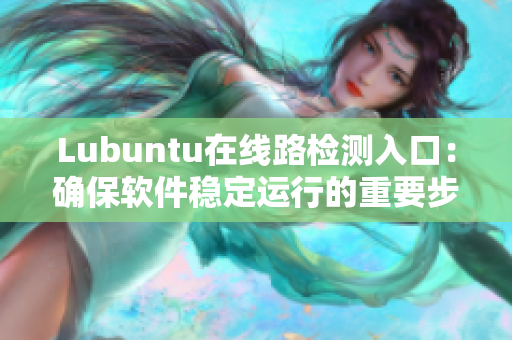 Lubuntu在线路检测入口：确保软件稳定运行的重要步骤