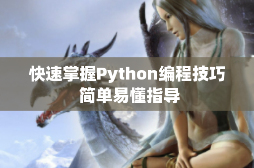 快速掌握Python编程技巧 简单易懂指导