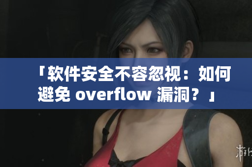 「软件安全不容忽视：如何避免 overflow 漏洞？」