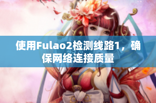 使用Fulao2检测线路1，确保网络连接质量