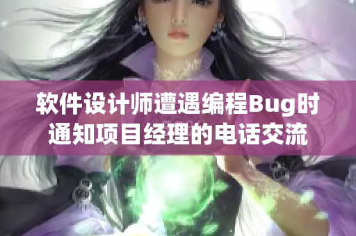 软件设计师遭遇编程Bug时通知项目经理的电话交流