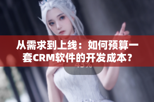 从需求到上线：如何预算一套CRM软件的开发成本？