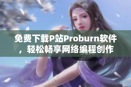 免费下载P站Proburn软件，轻松畅享网络编程创作