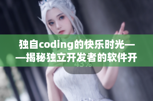 独自coding的快乐时光——揭秘独立开发者的软件开发经历