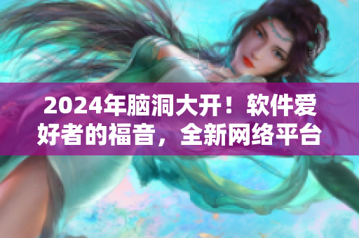 2024年脑洞大开！软件爱好者的福音，全新网络平台震撼登场