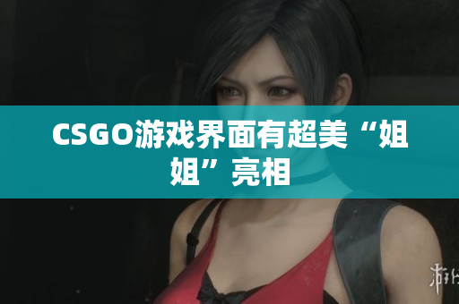 CSGO游戏界面有超美“姐姐”亮相