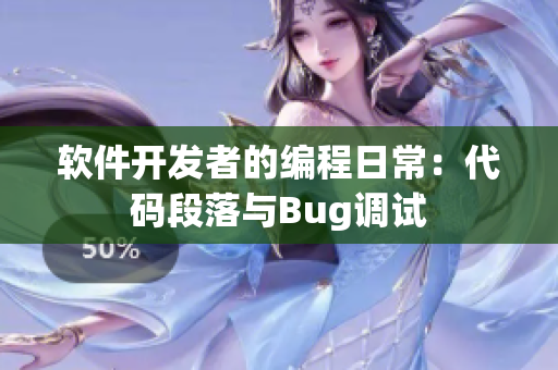 软件开发者的编程日常：代码段落与Bug调试