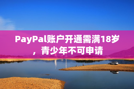 PayPal账户开通需满18岁，青少年不可申请