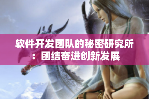 软件开发团队的秘密研究所：团结奋进创新发展