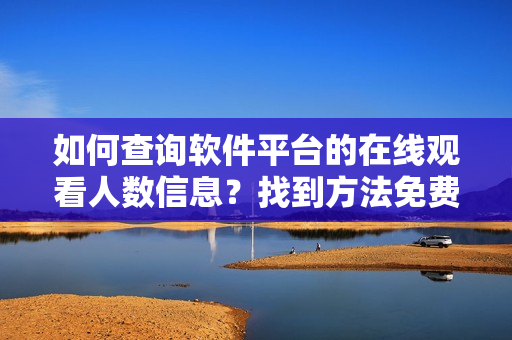 如何查询软件平台的在线观看人数信息？找到方法免费查询软件平台在线观看人数