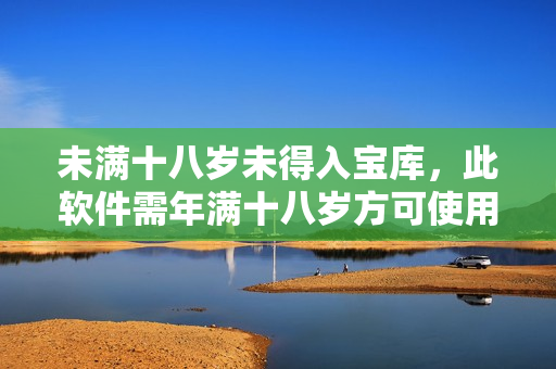 未满十八岁未得入宝库，此软件需年满十八岁方可使用