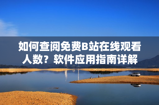 如何查阅免费B站在线观看人数？软件应用指南详解