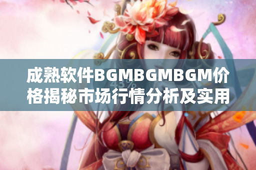 成熟软件BGMBGMBGM价格揭秘市场行情分析及实用建议