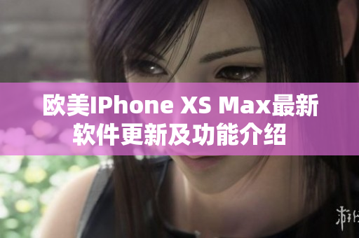 欧美IPhone XS Max最新软件更新及功能介绍