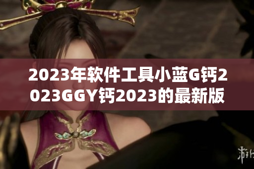 2023年软件工具小蓝G钙2023GGY钙2023的最新版本发布