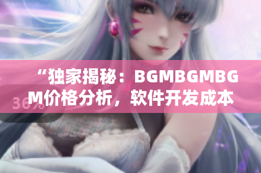 “独家揭秘：BGMBGMBGM价格分析，软件开发成本盘点”