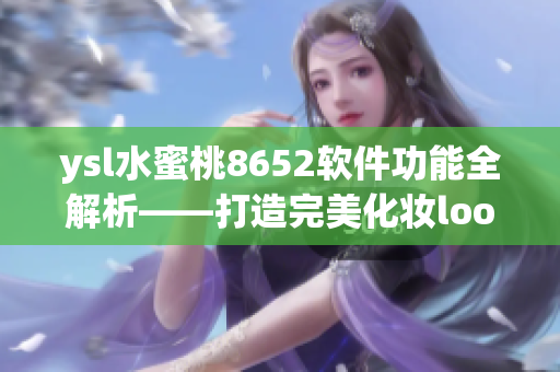 ysl水蜜桃8652软件功能全解析——打造完美化妆look