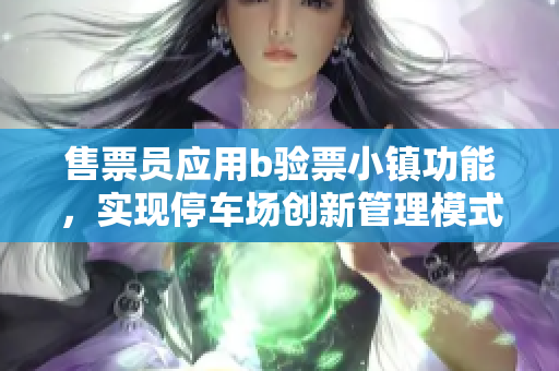 售票员应用b验票小镇功能，实现停车场创新管理模式