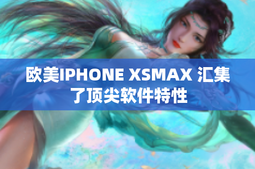 欧美IPHONE XSMAX 汇集了顶尖软件特性